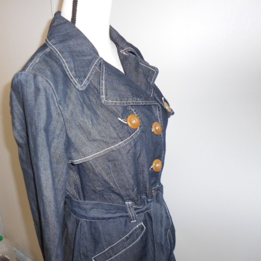 Baccini Denim Overcoat!